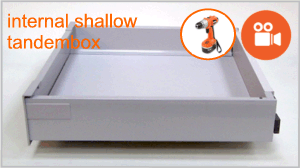 Blum tandembox shallow internal drawer box
