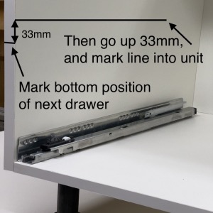 How to fit shallow inner Blum Tandembox Antaro drawer runners