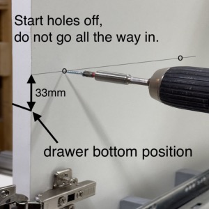 How to fit shallow inner Blum Tandembox Antaro drawer runners